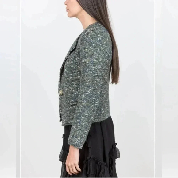 ETOILE ISABEL MARANT Orson Single-Button
Tweed Jacket size 40/8 - Picture 15 of 16